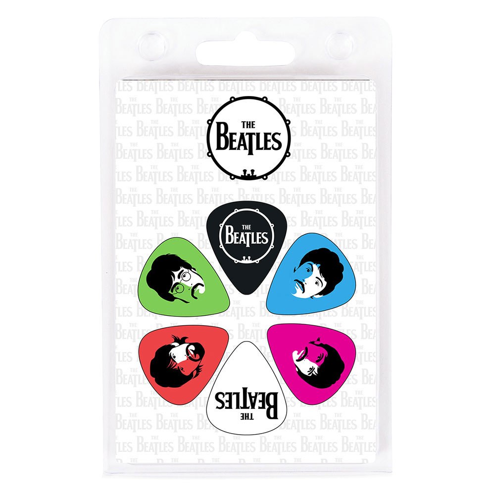 The Beatles - Faces 6Pack Plectrum - Multicolours